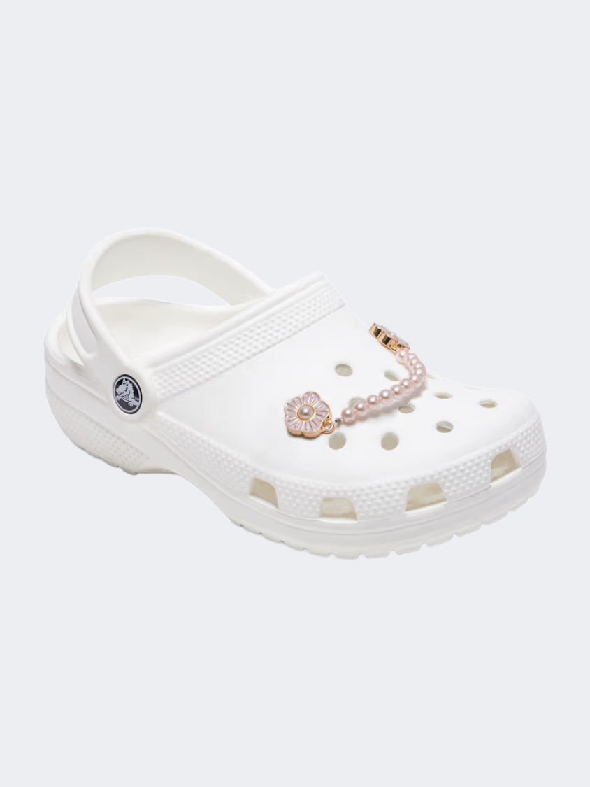 Crocs Cherry Blossom Chain Lifestyle Pins White