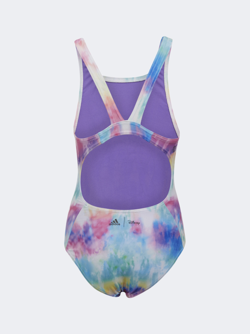 Adidas Disney Tie Dye Daisy Duck Little-Girls Swim Monokini Purple Rushbright
