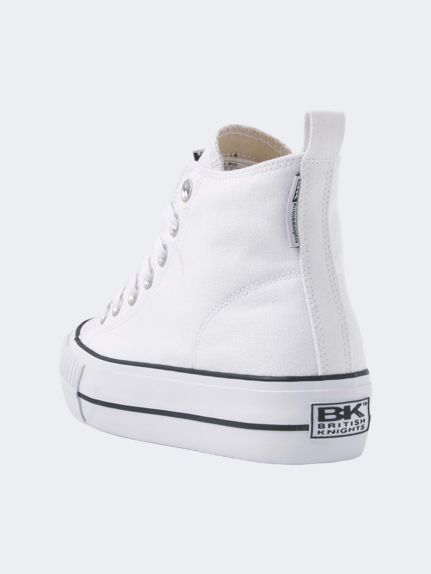 British Knights Kaya Mid Fly Women Lifestyle Espadrilles White