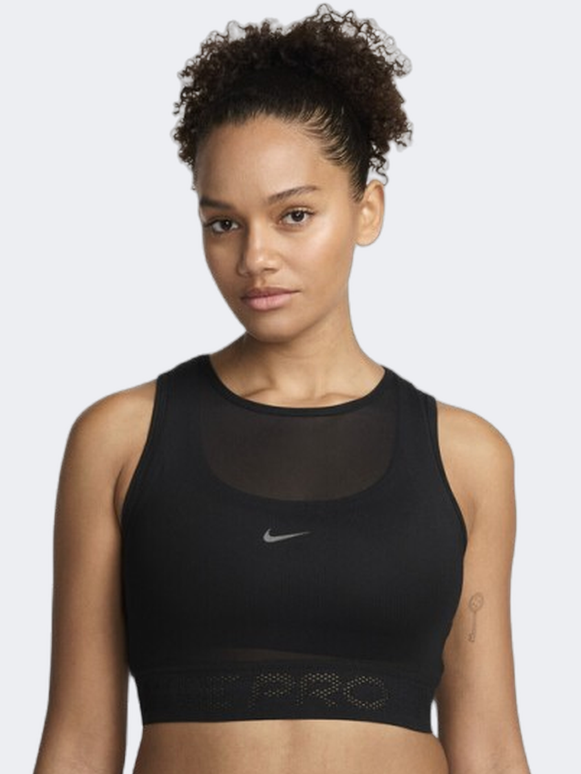 nike pro mesh sports bra