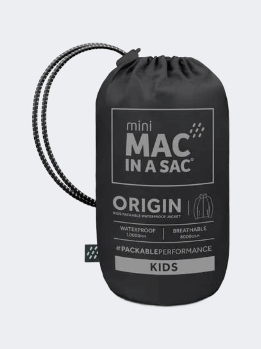 Mac In A Sac Origin Kids Performance Jacket Black