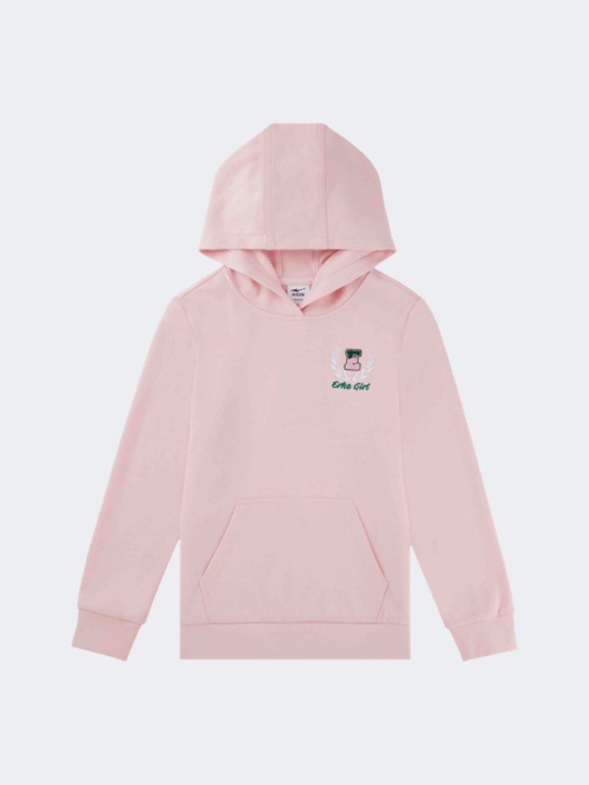 Erke Pullover Kids Training Hoody Pink