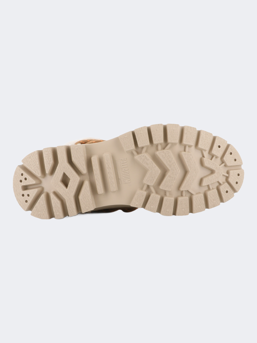 Palladium Pallashock Lo Hiver Women Lifestyle Shoes Irish Brown