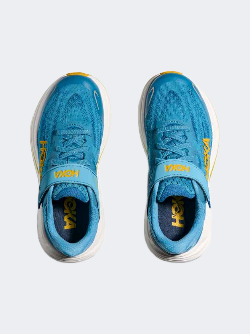 Hoka Clifton 10 Ps-Boys Running Shoes Alpine Blue