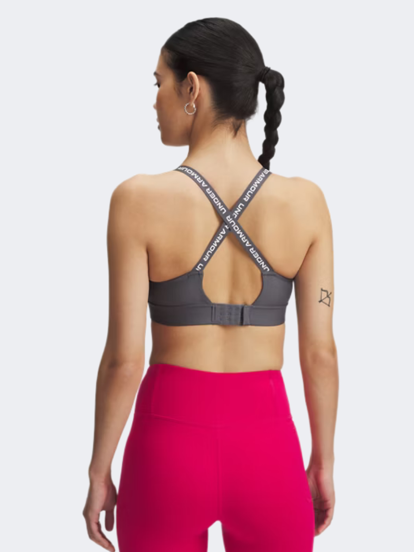 Under Armour Infinity 2.0 Mid Women Training Bra Castlerock/White