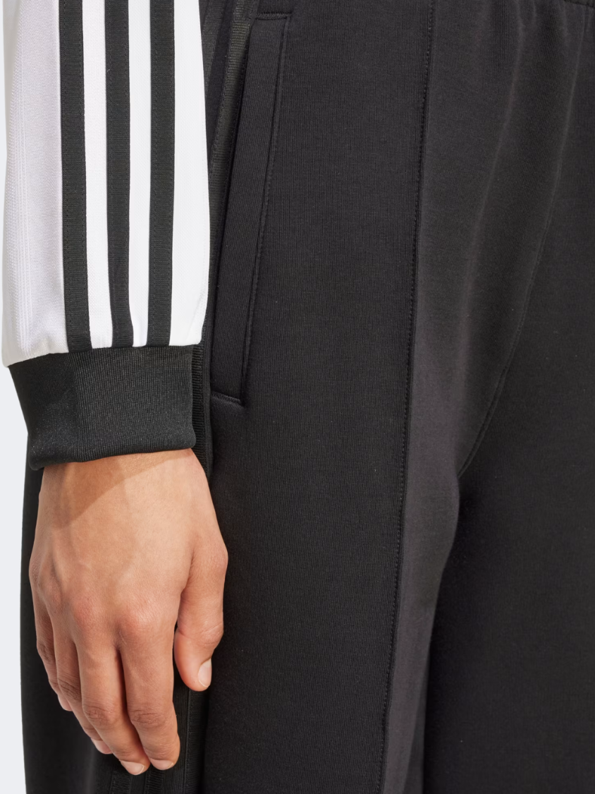 Adidas Adicolor Soccer Jacquard Crop Top Women Originals Long Sleeve White/Black
