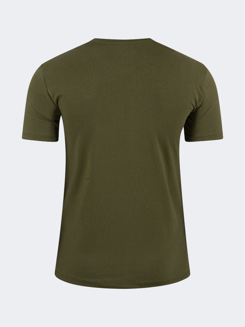 Top Ten Comfortable Men Lifestyle T-Shirt V-Neck Olive