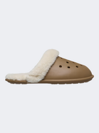 Crocs Classic Fuzz Scuff Unisex Lifestyle Slippers Sepia