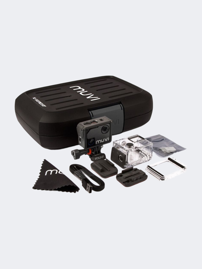 Veho Kx-2 Pro Touchscreen Handsfree Action Unisex Outdoor Camera Black