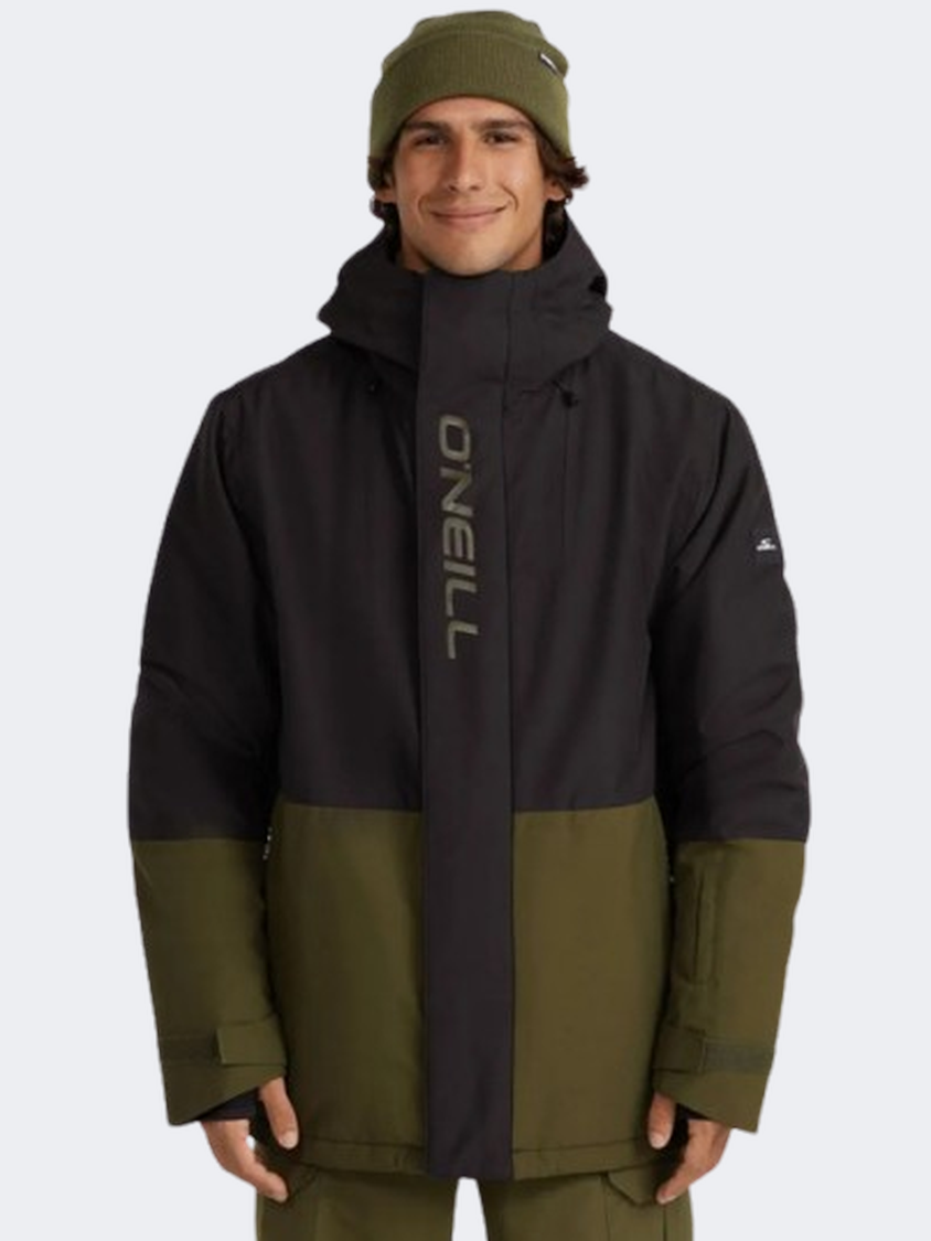 ONeill Originals Hybrid Men Skiing Jacket Blackout/Olive