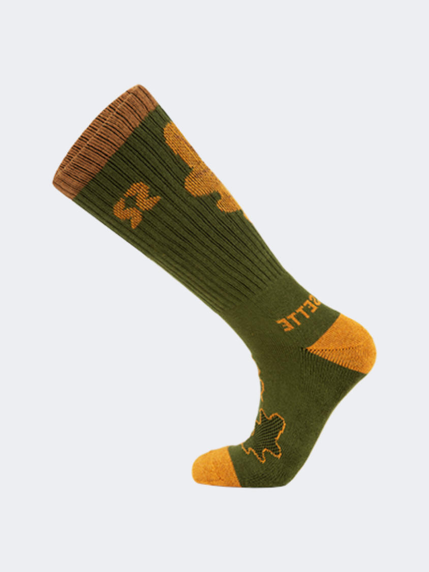 Socksette Leaves Women Lifestyle Sock Orange/Khaki