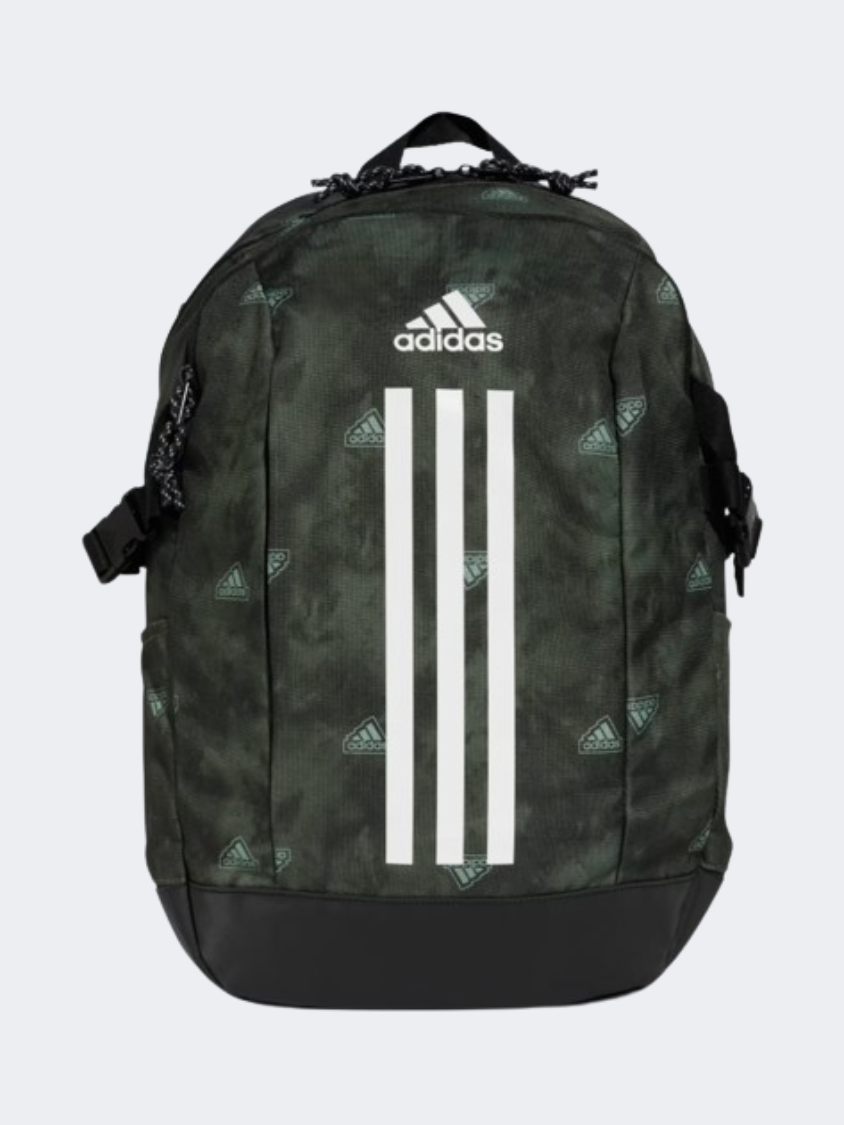 adidas 3 stripe power 2 backpack Adidas Power Aop Men Training Bag Olive Strata/White – MikeSport Lebanon
