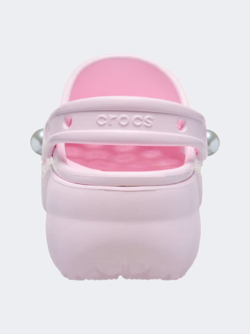 Crocs Classic Platform Pearl Clog Women Lifestyle Pink Milk