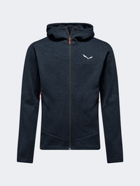 Salewa Puez Rocca Hooded Men Hiking Jacket Navy Blazer