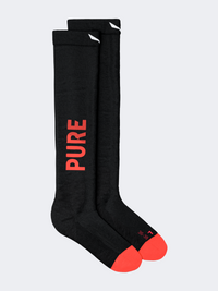 Salewa Sella Mountain Trainer Merino Knee Cut Women Hiking Sock Black Out