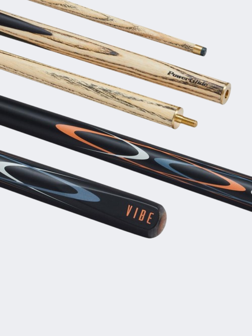 Unicorn Snooker Vibe 2 Pieces 10 Mm Unisex Billiard Cues Grey/Orange/Beige