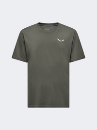 Salewa Eagle Vocab Men Hiking T-Shirt Faded Green