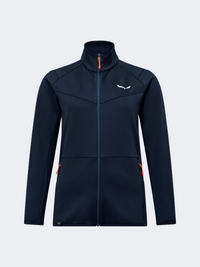 Salewa Puez Cammino Polarlite Women Hiking Jacket Navy Blazer