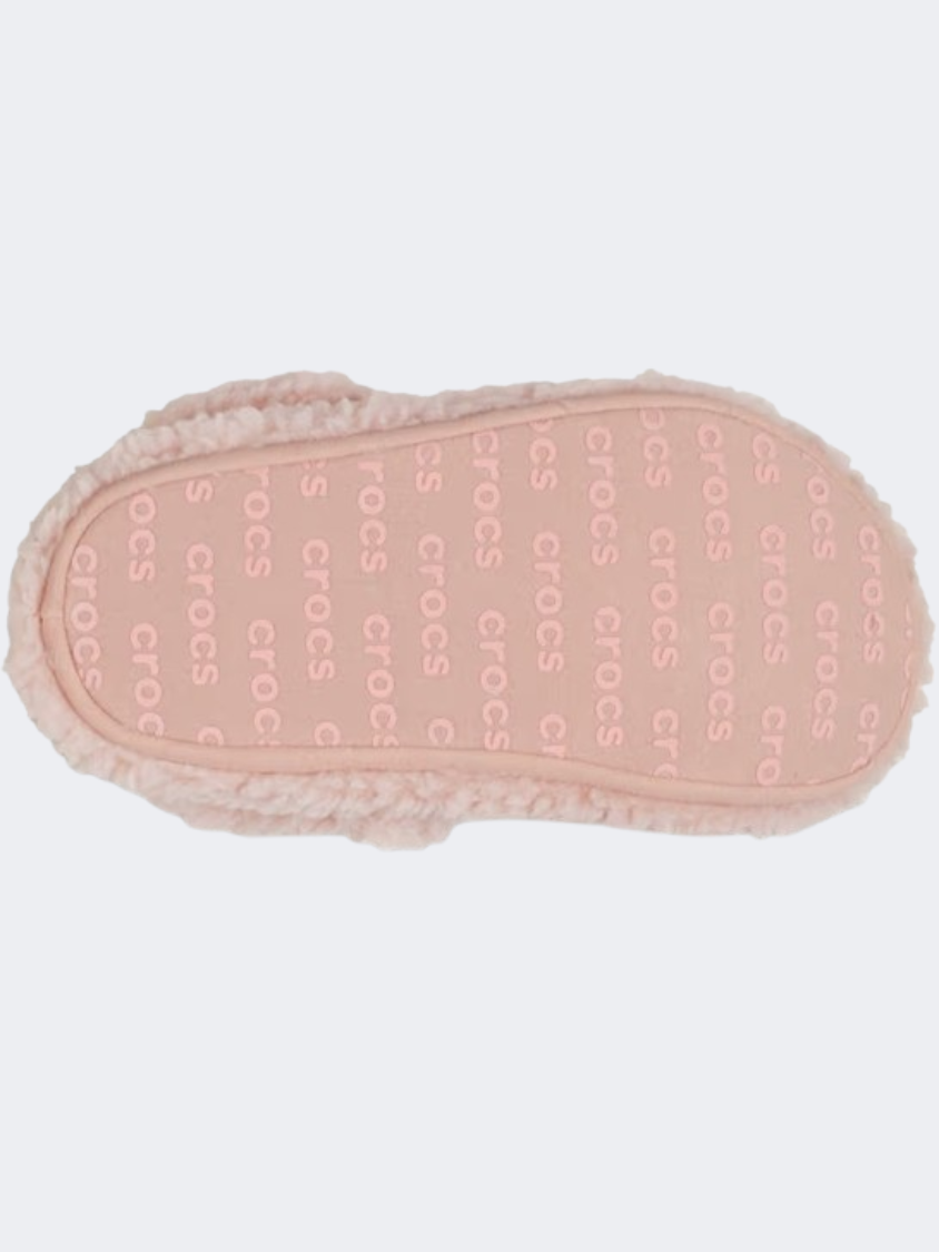Crocs Classic Cozzzy Kids Lifestyle Slippers Pink Clay