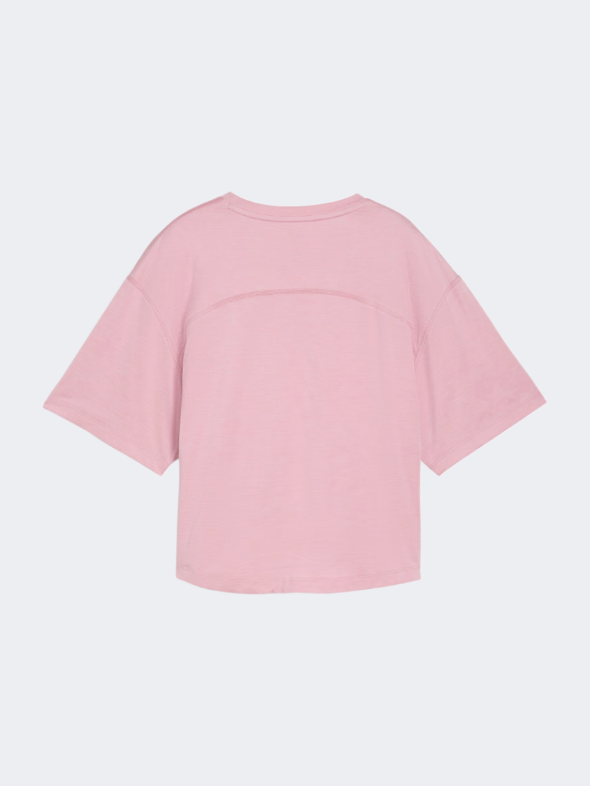 Puma Cloudspun Relaxed Women Training T-Shirt Poised Pink