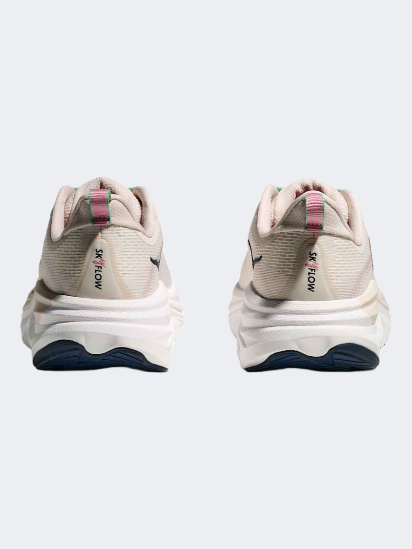 Hoka Skyflow Women Running Shoes Rose Cream