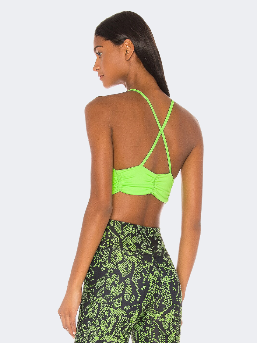 Body Language Scrunchy Women Training Bra Lime
