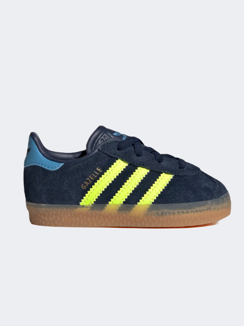 Adidas Gazelle Cf Infant Boys Original Shoes Night Indigo/Yellow MikeSport Lebanon Adidas Gazelle Cf Infant Boys Original Shoes Night Indigo/Yellow MikeSport Lebanon