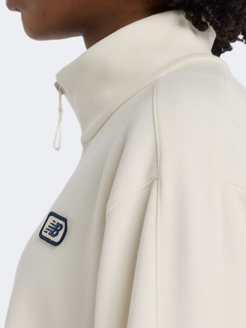 New Balance Post Season Pique Women Lifestyle Track Top Permafrost
