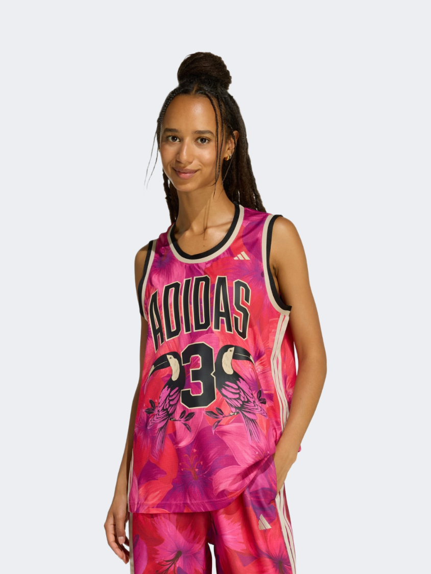 Adidas X Farm Rio Women Sportswear Tank Bahia Magenta – MikeSport Lebanon