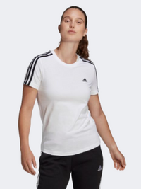 Adidas Essentials Women Lifestyle T-Shirt Black/White