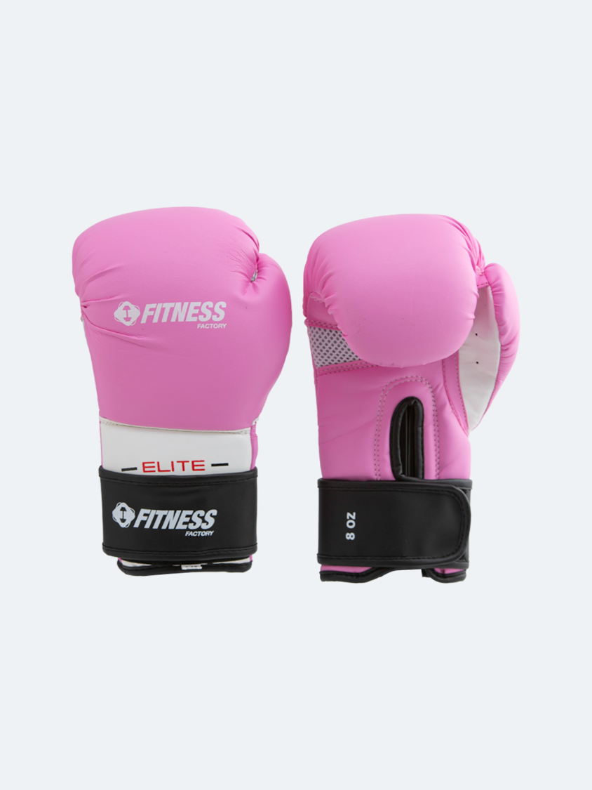 Fitness Factory 8008 Semi Pu Women Boxing Gloves Pink