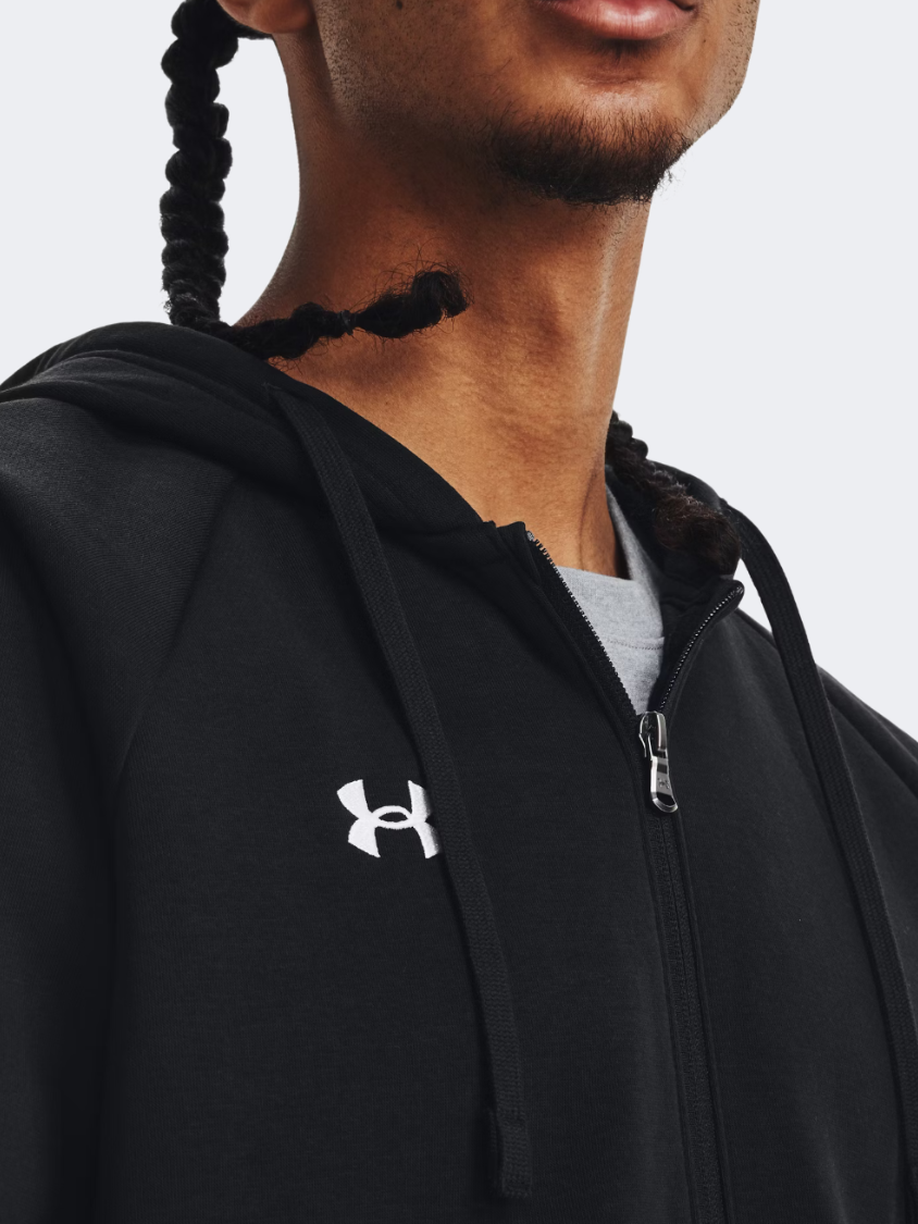 Under Armour Rival Fleece Fz Men Lifestyle Hoody Black