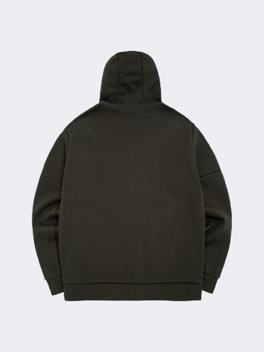 Erke Thick Full Zip Men Training Hoody Dark Green