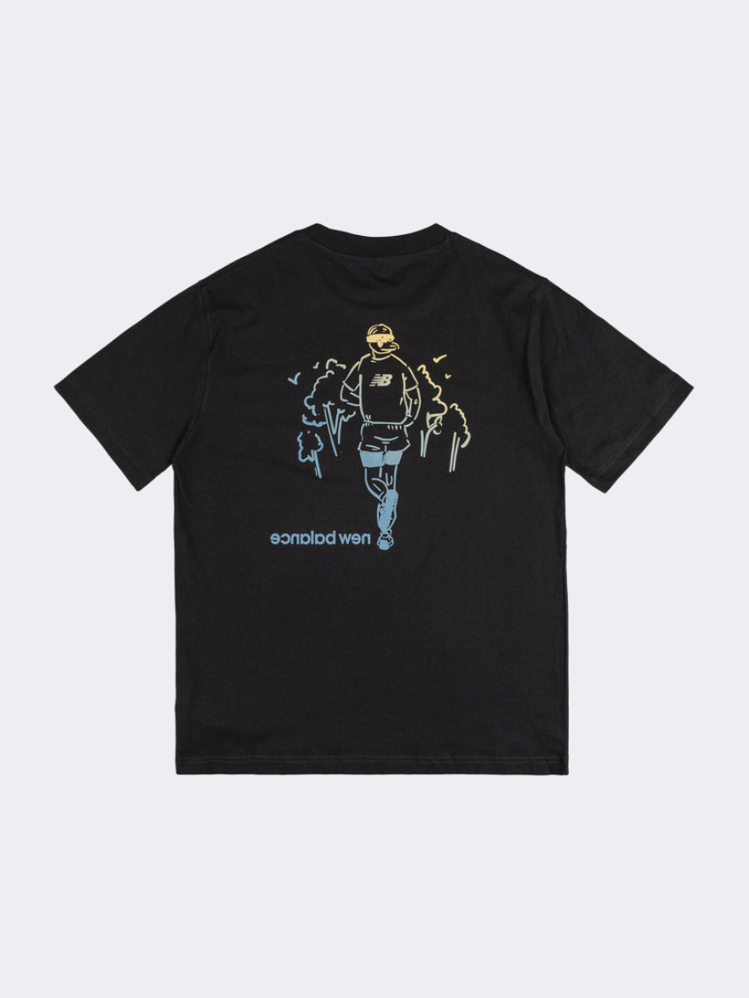 New Balance Before And After Men Lifestyle T-Shirt Black