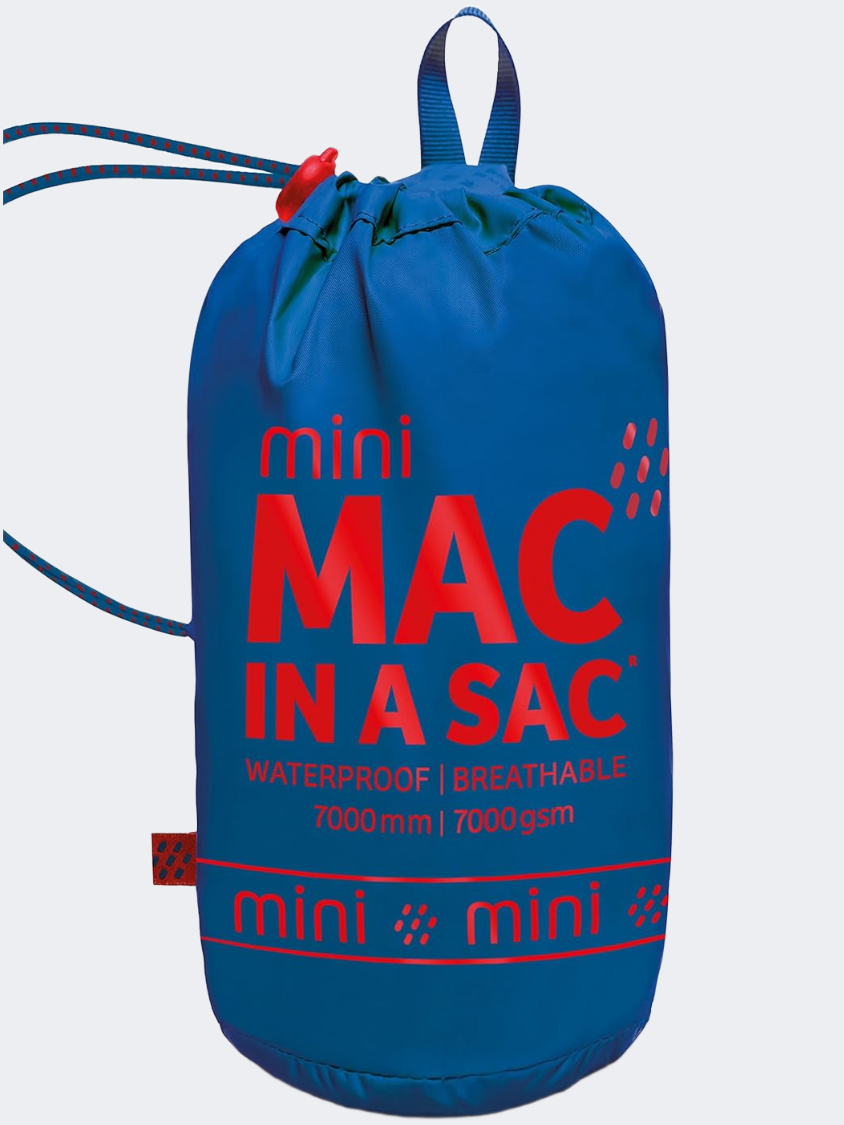 Mac In A Sac Origin Kids Performance Jacket Electric Blue