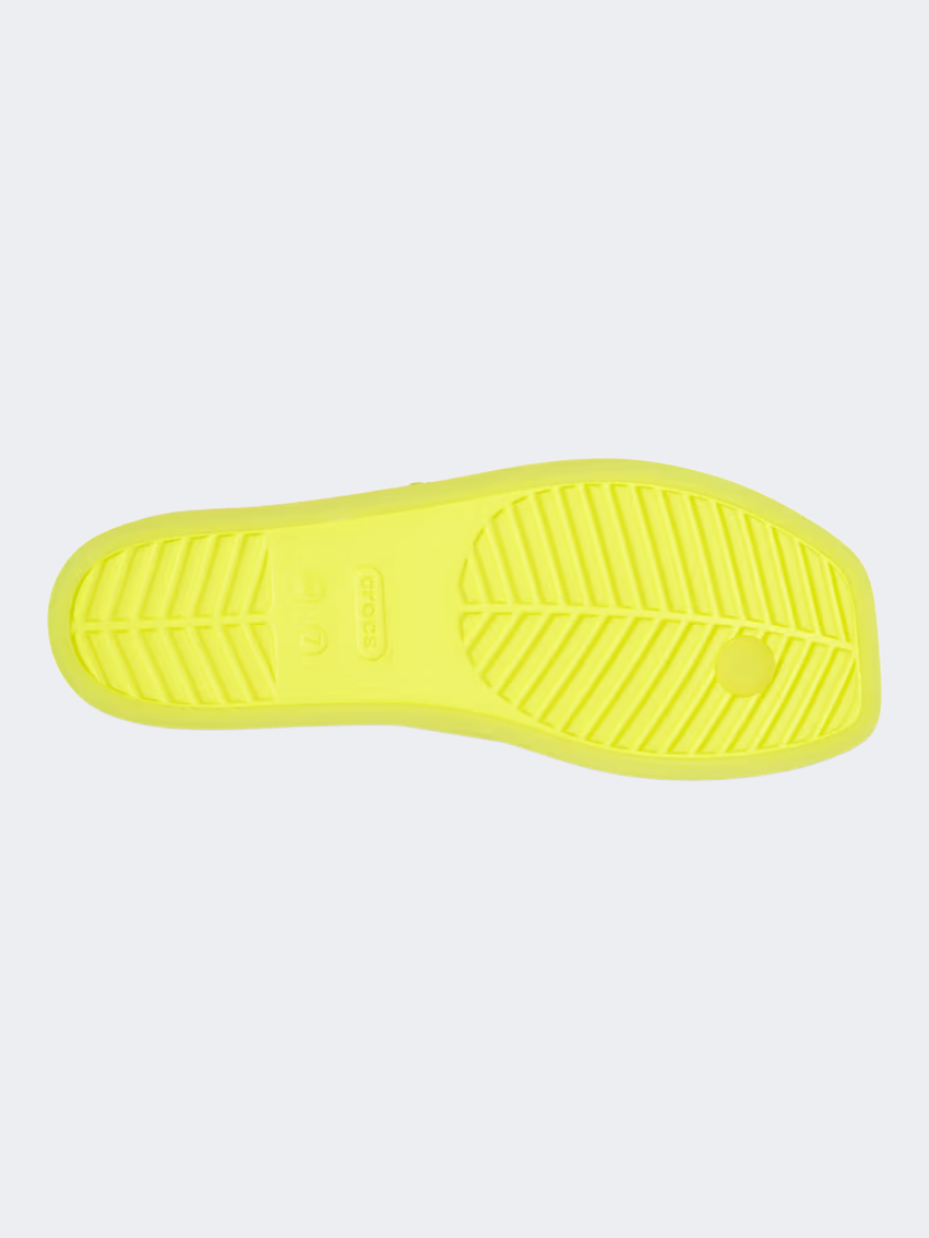 Crocs Miami Frosted Women Lifestyle Slippers Lemon