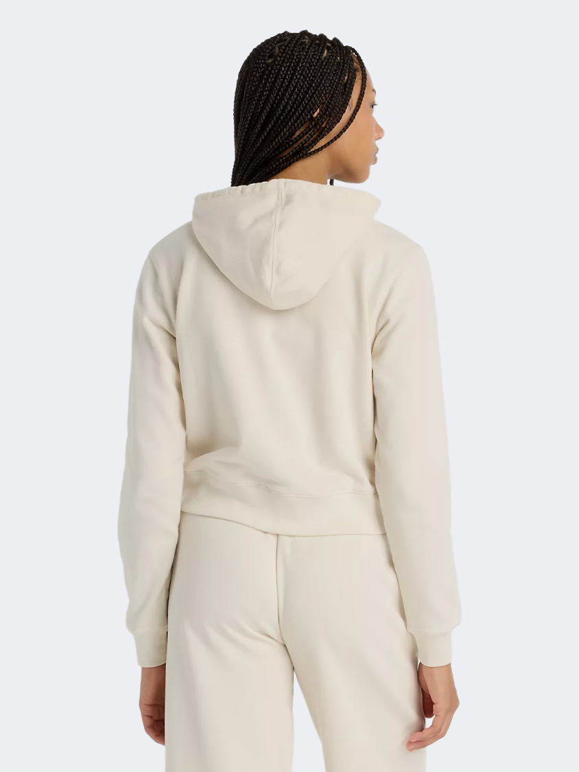 New Balance Nyc Marathon Coastal Fleece Full Zip Women Lifestyle Hoody Linen