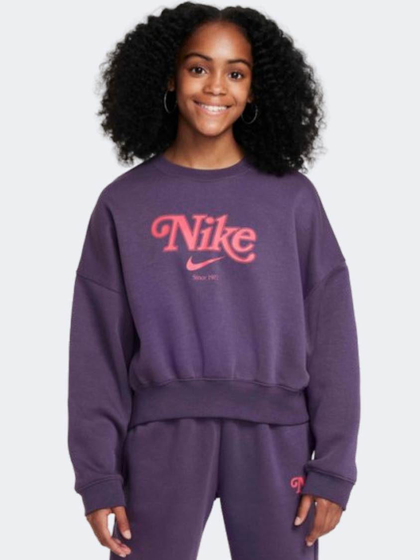 nike sportswear women's trend fleece sweatshirt