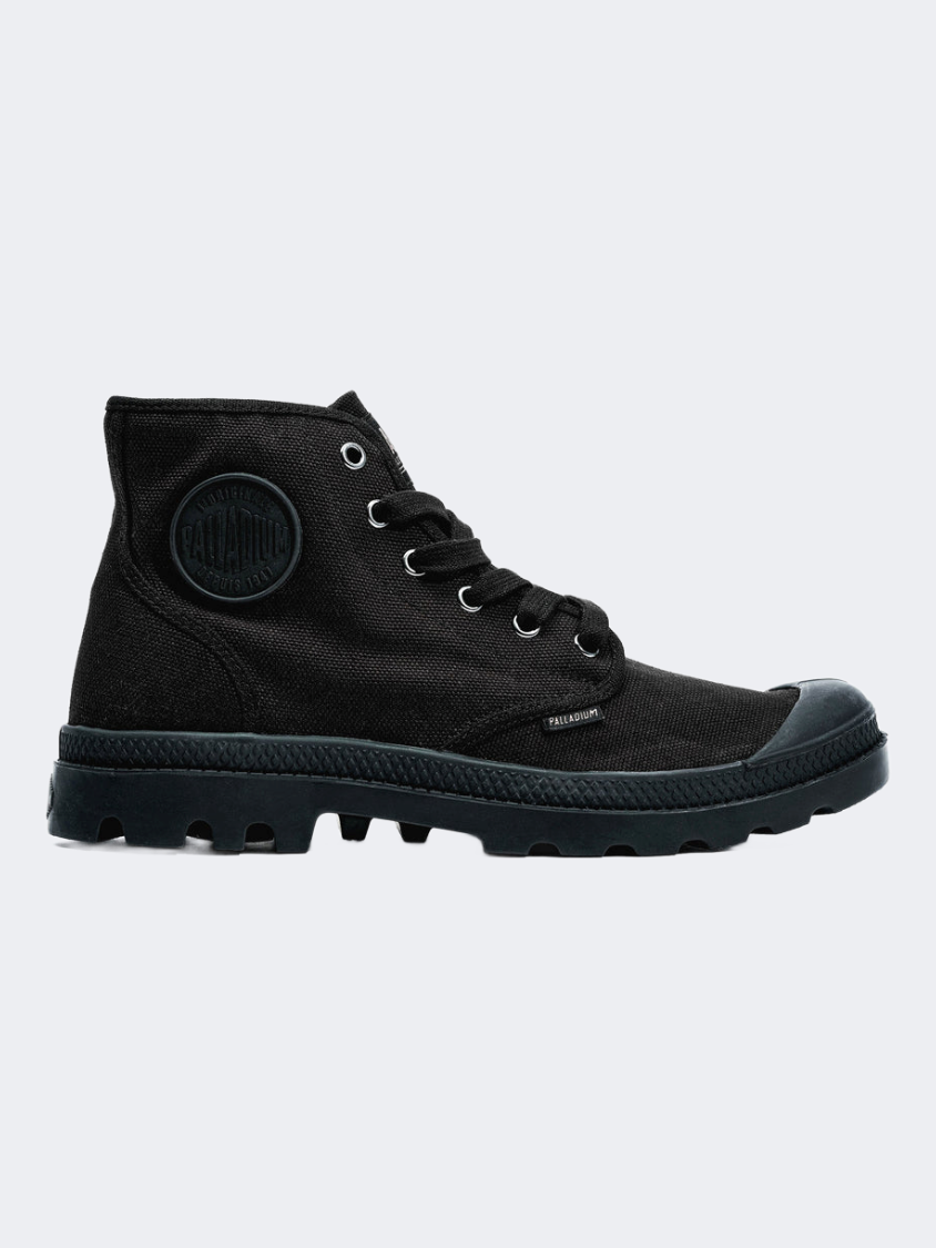 Botas Sneaker Palladium Pampa Hi Para Hombre - Color Negro, Talla 42 EU, Estilo Urbano Resistente