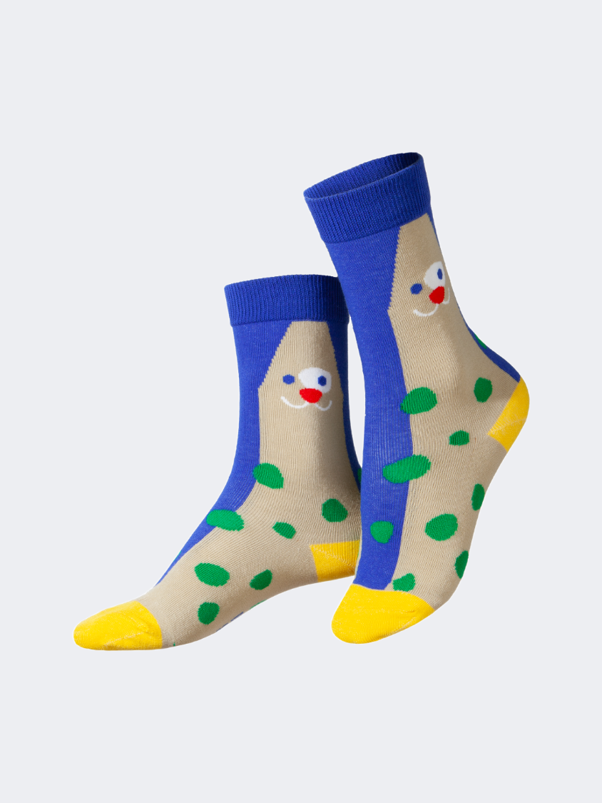 Eat My Socks Happy Dog Kids-Unisex Lifestyle Sock Multicolor