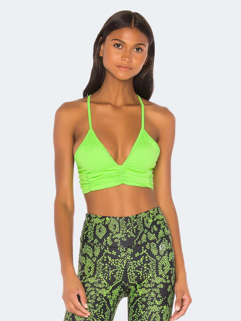 Body Language Scrunchy Women Training Bra Lime