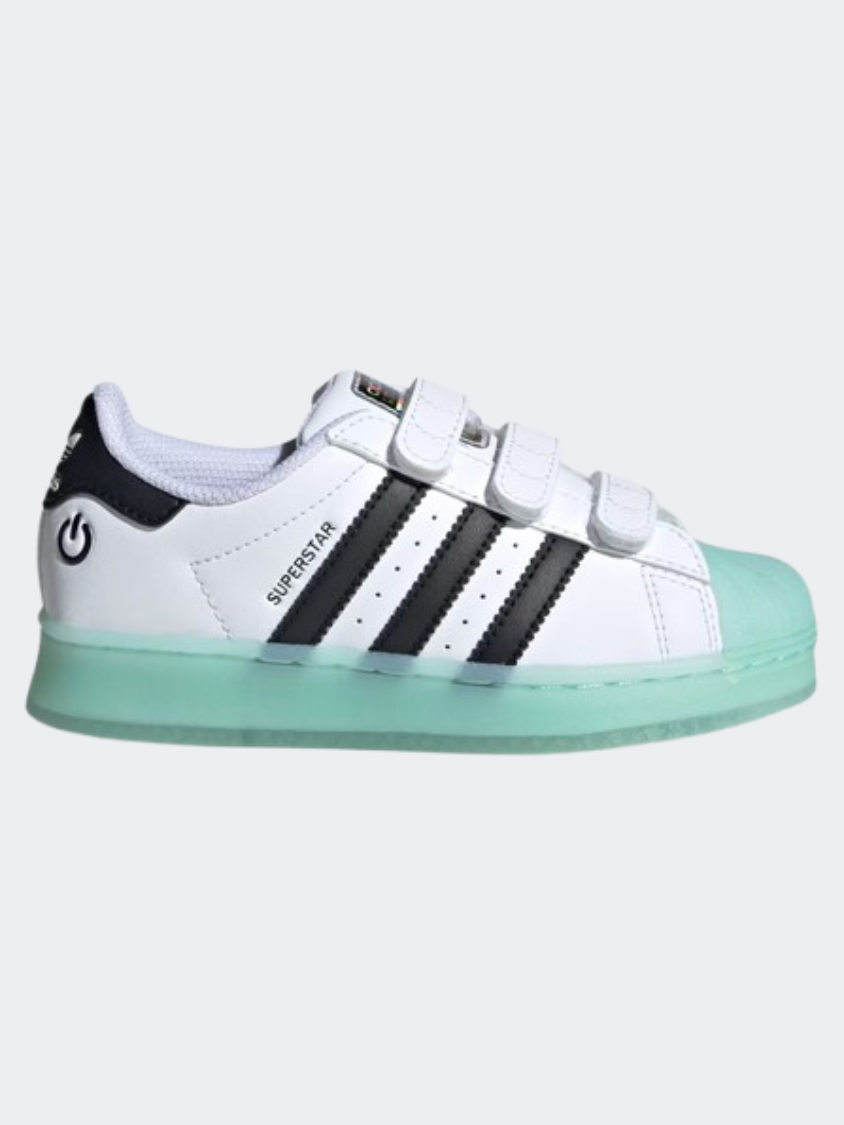 Adidas Superstar Led Light Ps-Boys Originals Shoes White/Aqua/Black MikeSport Lebanon Adidas Superstar Led Light Ps-Boys Originals Shoes White/Aqua/Black MikeSport Lebanon