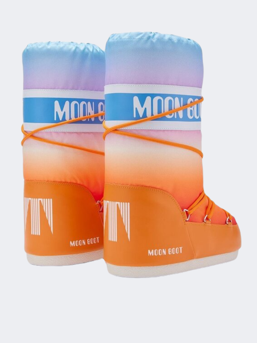 Moon Boot Icon Unisex Skiing After Ski Sunrise Orange