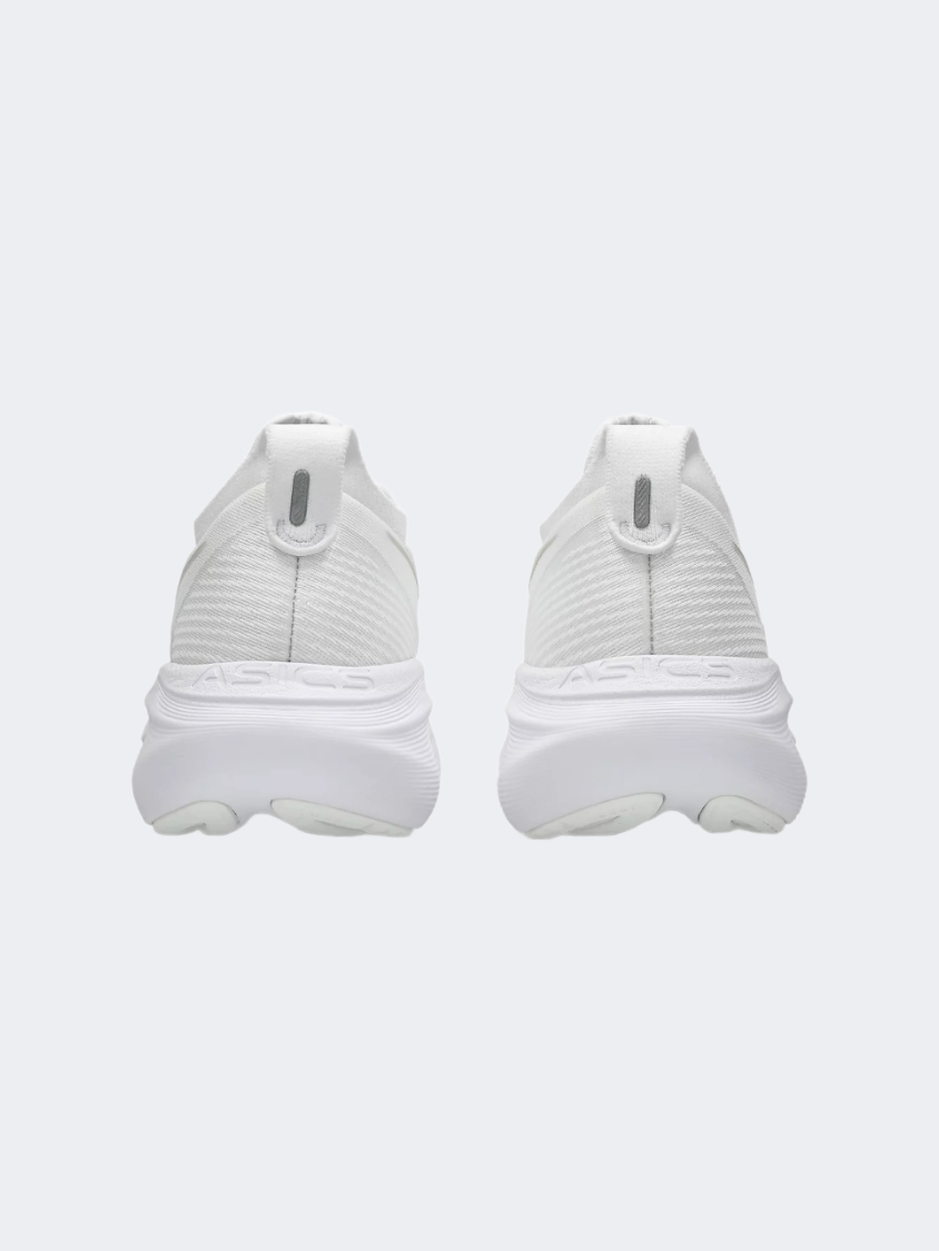 Asics Gel Nimbus 27 Women Running Shoes White/Glacier Grey