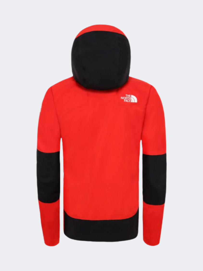 The North Face Summit L5 Jacket Men Hiking Jacket Fiery Red/Black