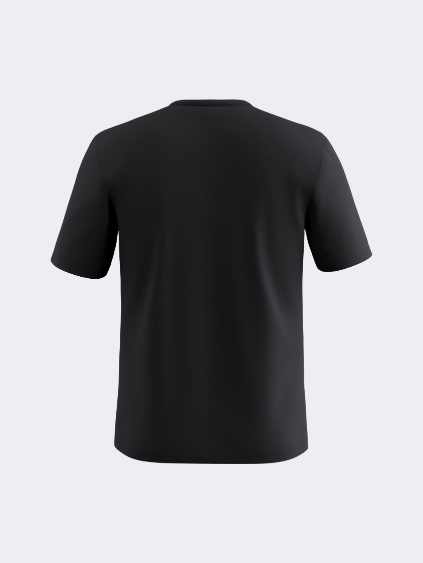 Salewa Eagle Geometric Men Hiking T-Shirt Black Out