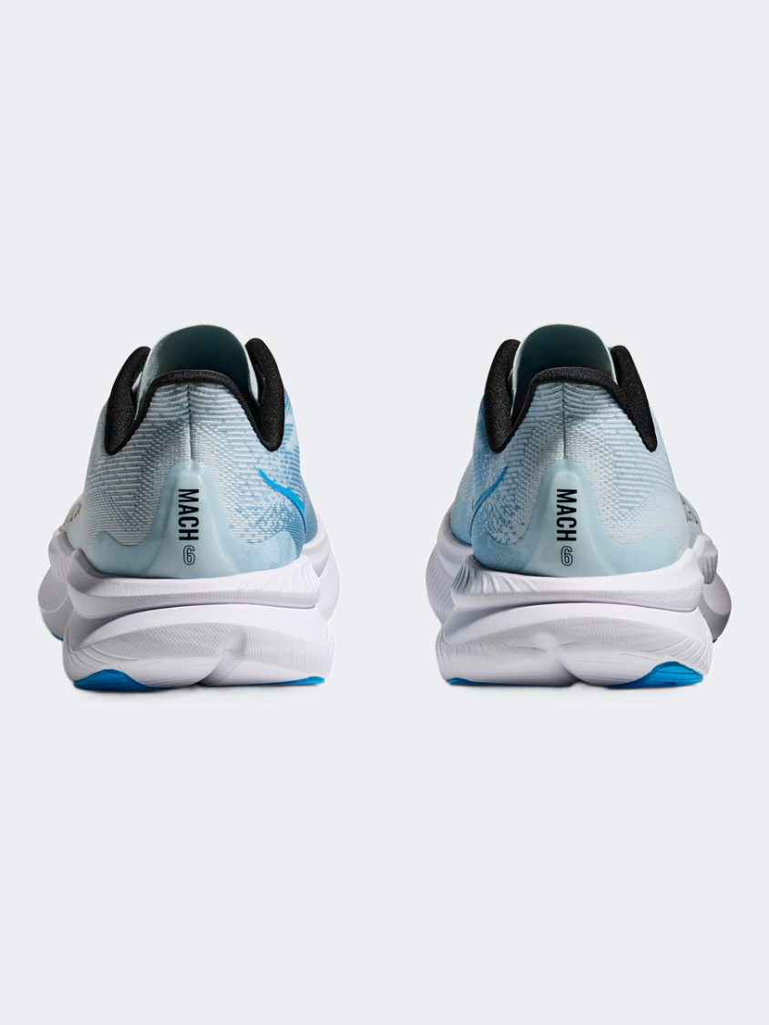 Hoka Mach 6 Women Running Shoes Tundra Blue