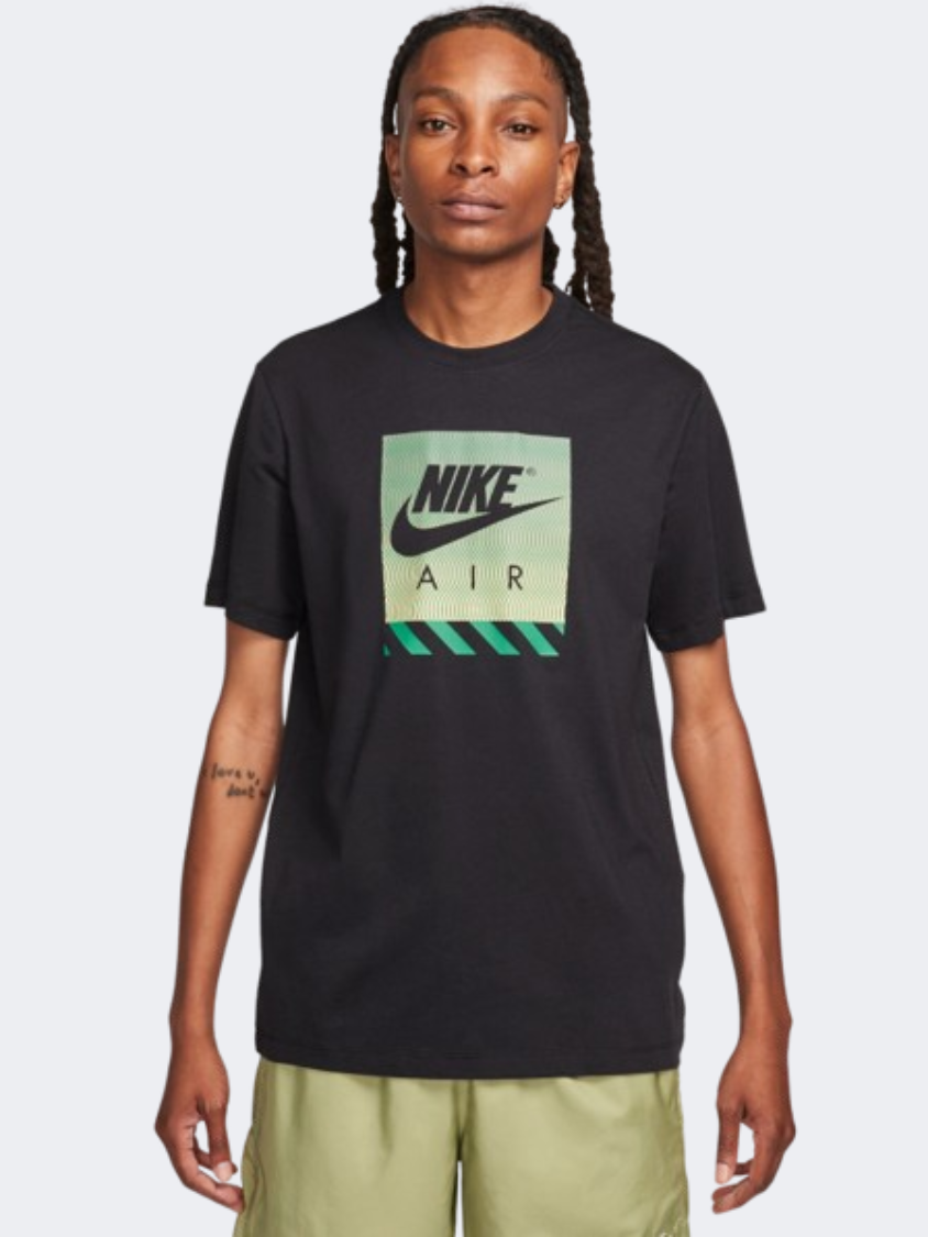 Black and green nike t shirt shop