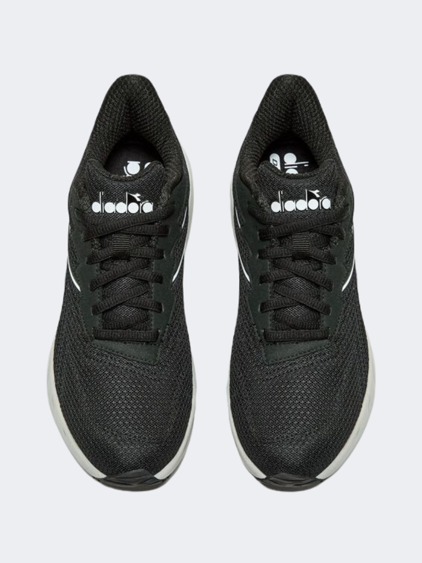 Diadora Passo 4 Women Running Shoes Black/White/Silver