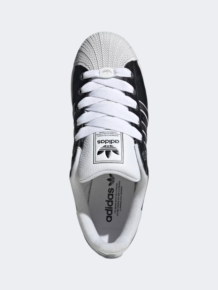 Adidas Superstar Ii Men Originals Shoes Black/Silver/White